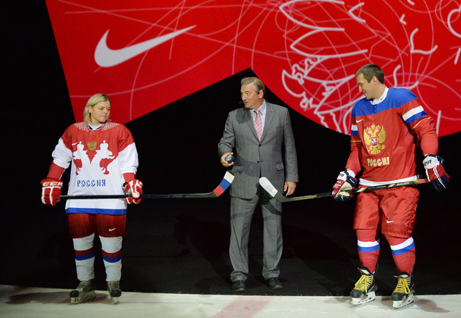 сборная России, Сочи-2014, олимпийский хоккейный турнир, игровая форма
