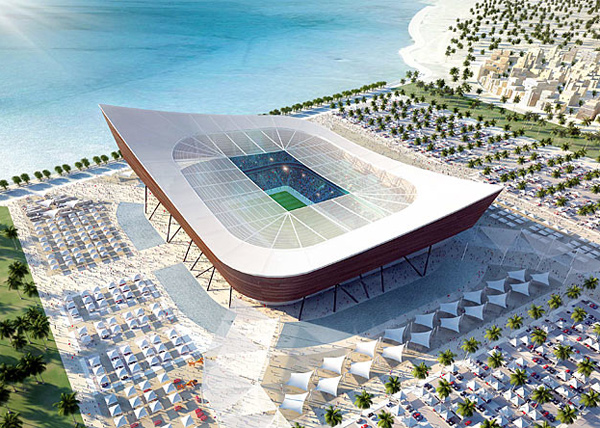 Стадион в городе Аль-Шамаль – здесь доигрывал Роналд де Бур. Фото: worldstadiums.com