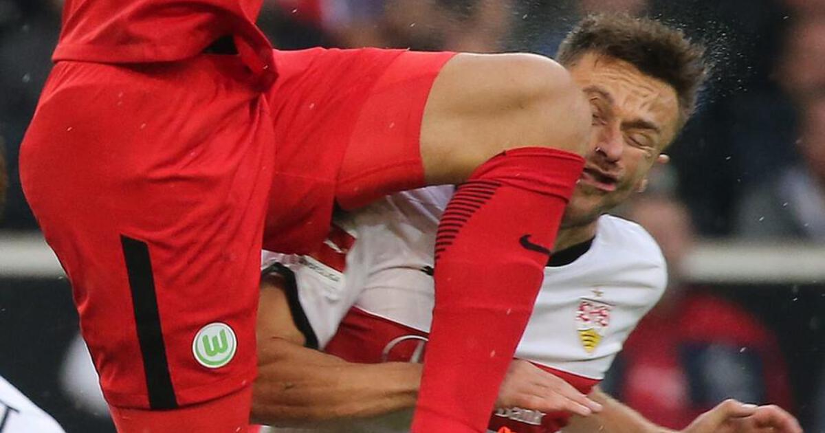 Голкипер удар в лицо