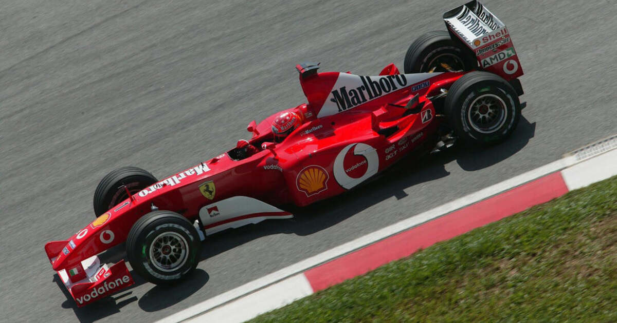 Шумахер Ferrari f2002