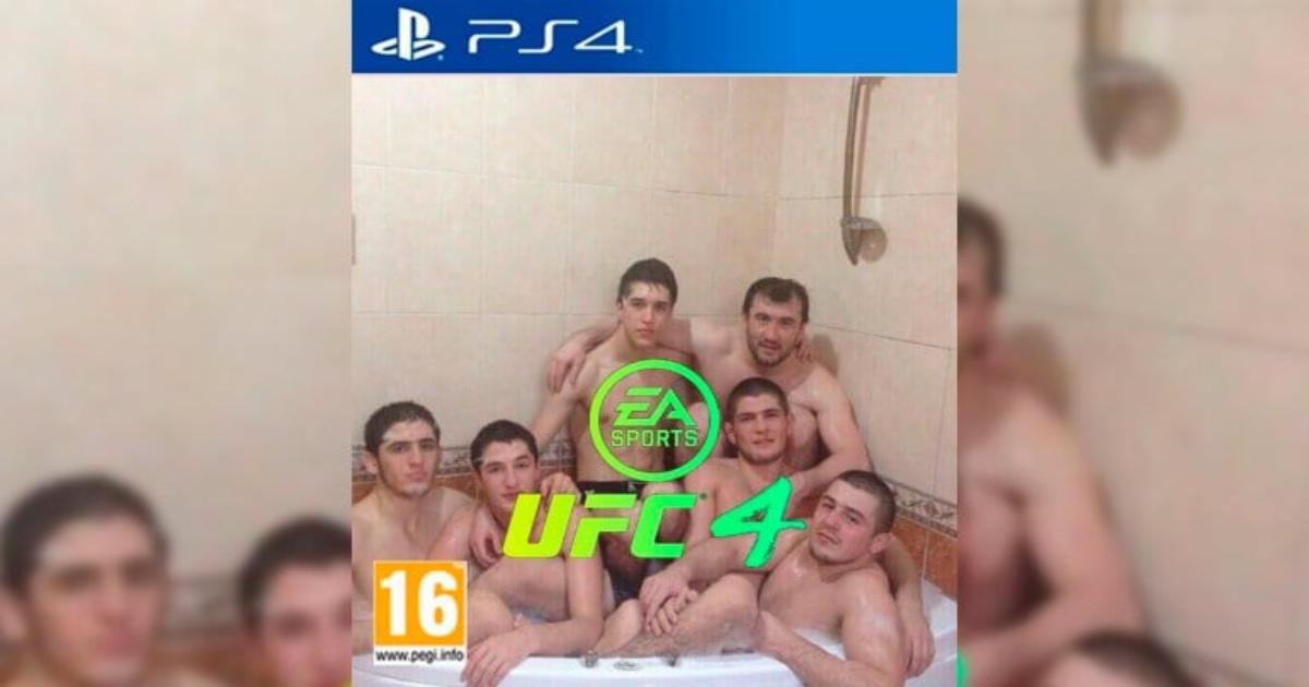 Хабиб Нурмагомедов в ванне