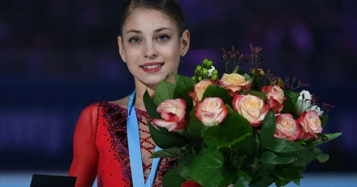 Фигуристка алёна Косторная в Японии
