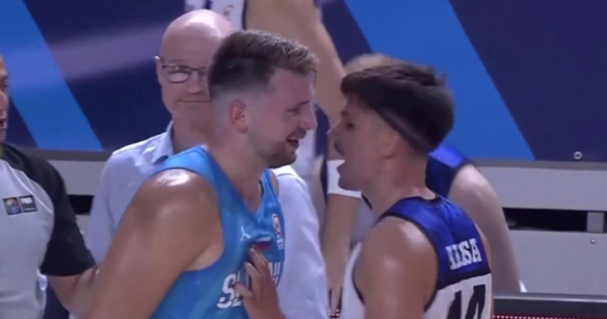 Произошла небольшая. Лука Дончич данк. Лука Дончич арт. Luka Doncic 2022. Лука Дончичи жен.