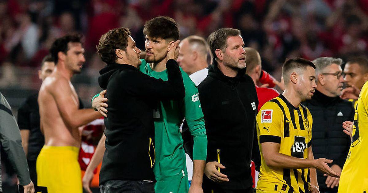 байер боруссия дортмунд. футбольный матч. перишич боруссия дортмунд. мукоко может перейти в баварию. боруссия унион берлин.