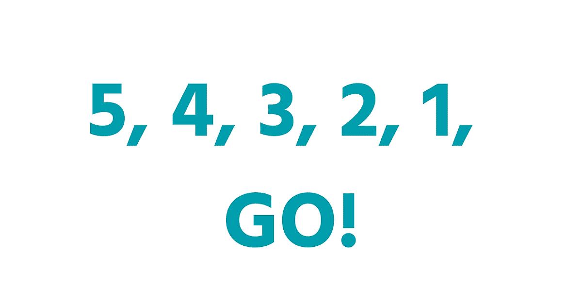 На втором и третьем годах. 1 2 3 4 5 Go. 3, 2, 1, Go!. 1 2 3 Гоу. Три вторых.
